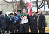 قیلم باشکوه مشهدی‌ها در راهپیمایی 22بهمن