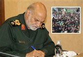 قدردانی فرمانده سپاه امام رضا(ع) از مردم بصیر و هوشمند ایران اسلامی