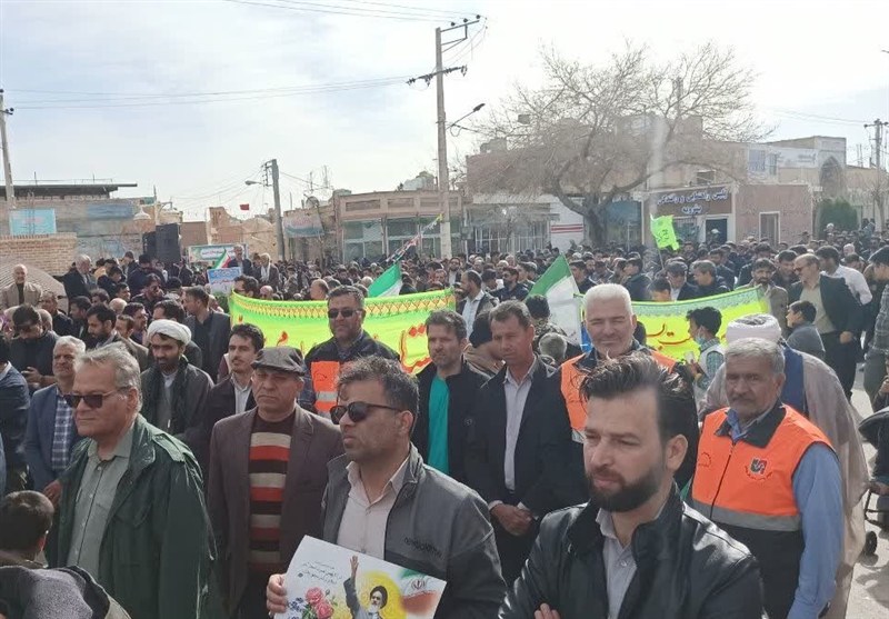 خروش پرشکوه مردم دیار شهرستان بشرویه در 22 بهمن