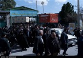 تشییع پیکر شهید امنیت موسی آقایی فرد در خرم‌آباد