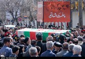 تشییع پیکر شهید امنیت موسی آقایی فرد در خرم‌آباد