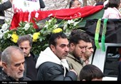 تشییع پیکر شهید مدافع امنیت در قزوین