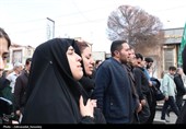 تشییع پیکر شهید مدافع امنیت در قزوین