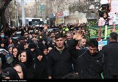 تشییع پیکر شهید مدافع امنیت در قزوین