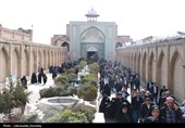 تشییع پیکر شهید مدافع امنیت در قزوین
