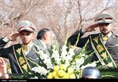تشییع پیکر شهید مدافع امنیت در قزوین