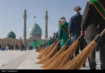 خادمان افتخاری جمکران؛ 180 هزار نفرساعت خدمت جلوه‌ای از ارادت و معنویت