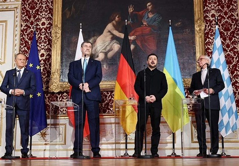 شکست مذاکرات زلنسکی با رهبران اتحادیه اروپا در مونیخ 