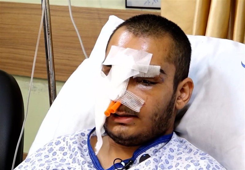 بدون تعارف با جوان مجروح از حوادث تروریستی اخیر