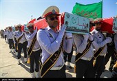 بازگشت پیکر 85 شهید دوران دفاع مقدس از مرزآبی اروند به کشور