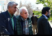 مراسم تشییع پیکر عنایت الله بخشی بازیگر پیشکسوت سینما و تلویزیون در تالار وحدت