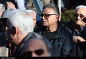 مراسم تشییع پیکر عنایت الله بخشی بازیگر پیشکسوت سینما و تلویزیون در تالار وحدت