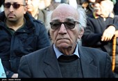 مراسم تشییع پیکر عنایت الله بخشی بازیگر پیشکسوت سینما و تلویزیون در تالار وحدت