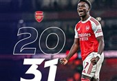 قرارداد ساکا با آرسنال تمدید شد