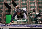 غبارروبی مساجد در آستانه ماه مبارک رمضان - همدان