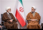 دیدار نماینده ولی‌فقیه در هلال احمر با امام جمعه قزوین