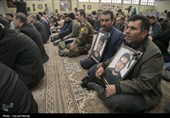 مراسم چهلم شهدای اغتشاشات در کرمانشاه