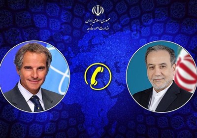 گفتگوی عراقچی و گروسی درباره تدوین پیش‌نویس یک چارچوب مذاکراتی