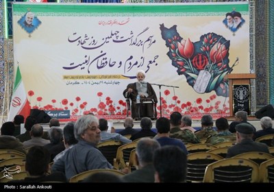 مراسم چهلم شهدای فتنه آمریکایی ـ صهیونیستی در کرمان