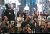 مراسم استقبال از ماه مبارک رمضان در حرم مطهر رضوی