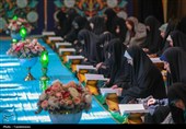 مراسم ترتیل خوانی قران کریم در مسجد جمکران