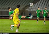 دیدار تیم های فوتبال فجر شهید سپاسی شیراز و شمس آذر قزوین