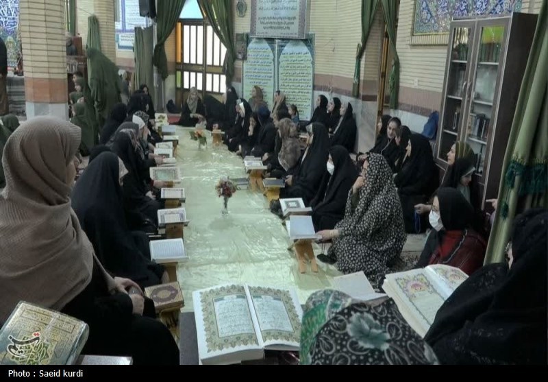 محفل جزءخوانی قرآن در کردستان