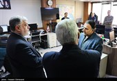 بازدید محمدصادق معتمدیان استاندار تهران از تحریریه خبرگزاری تسنیم