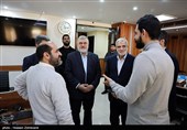 بازدید محمدصادق معتمدیان استاندار تهران از تحریریه خبرگزاری تسنیم