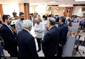 بازدید محمدصادق معتمدیان استاندار تهران از تحریریه خبرگزاری تسنیم