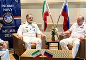 دیدار امیر ایرانی با فرماندهان دریایی روسیه و عربستان