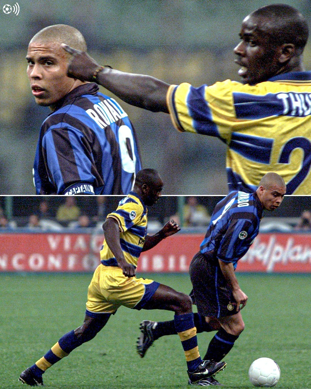 رونالدو نازاریو , تیم فوتبال اینتر , تیم فوتبال یوونتوس ایتالیا , تیم ملی فوتبال فرانسه ,