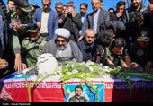 تشییع پیکر مطهر خلبان شهید مهدی فیروزمند