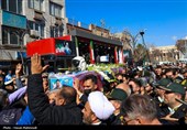 تشییع پیکر مطهر خلبان شهید مهدی فیروزمند