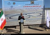 آیین افتتاح تقاطع غیرهمسطح فاراب در محور اردبیل - سرچم