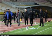 دیدار تیم‌های فوتبال سپاهان و استقلال خوزستان