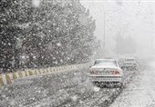 بارش برف در اردبیل و سرمای نسبی هوا