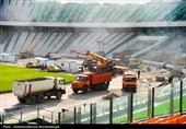 روند بازسازی و تعمیرات ورزشگاه آزادی