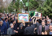 مراسم تشییع و خاکسپاری مادر شهید احمد متوسلیان