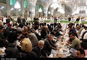 ضیافت افطار در حرم مطهر رضوی