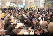 ضیافت افطار در حرم مطهر رضوی