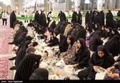 ضیافت افطار در حرم مطهر رضوی