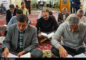 مراسم جزخوانی قرآن کریم  در حرم مطهر حضرت شاهچراغ (ع)