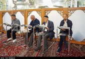 مراسم جزخوانی قرآن کریم  در حرم مطهر حضرت شاهچراغ (ع)