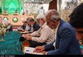 مراسم جزخوانی قرآن کریم  در حرم مطهر حضرت شاهچراغ (ع)