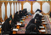 مراسم جزخوانی قرآن کریم  در حرم مطهر حضرت شاهچراغ (ع)