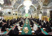 مراسم جزخوانی قرآن کریم  در حرم مطهر حضرت شاهچراغ (ع)