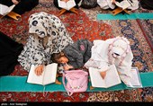 مراسم جزخوانی قرآن کریم  در حرم مطهر حضرت شاهچراغ (ع)
