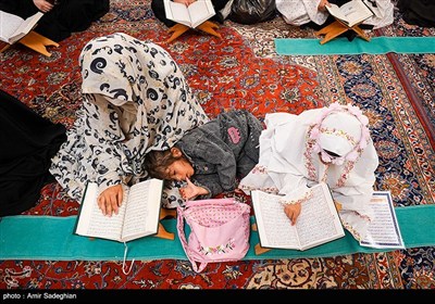 مراسم تلاوة القرآن الكريم في رحاب مرقد أحمد بن موسى (ع)