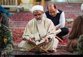مراسم جزخوانی قرآن کریم  در حرم مطهر حضرت شاهچراغ (ع)